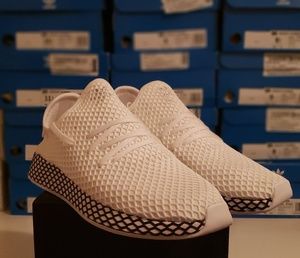 White Adidas Deerupt Runner B41767 Shoe size 12,13
